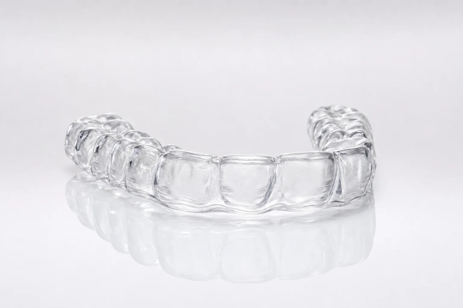 Custom occlusal splint night guard crafted by Prime Lab Dental Studios